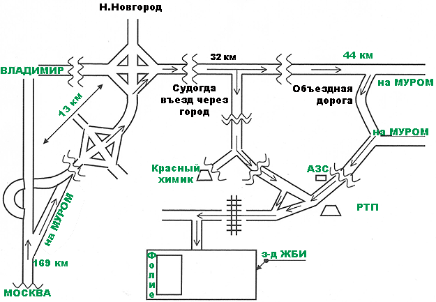 Карта судогда с улицами и домами подробно